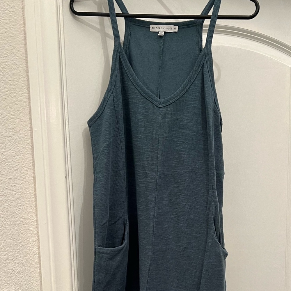 Sincerely Jules teal romper